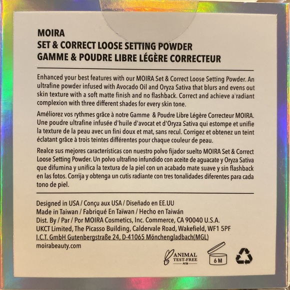 Moira set and correct loose powder 02 translucent - Picture 2 of 3